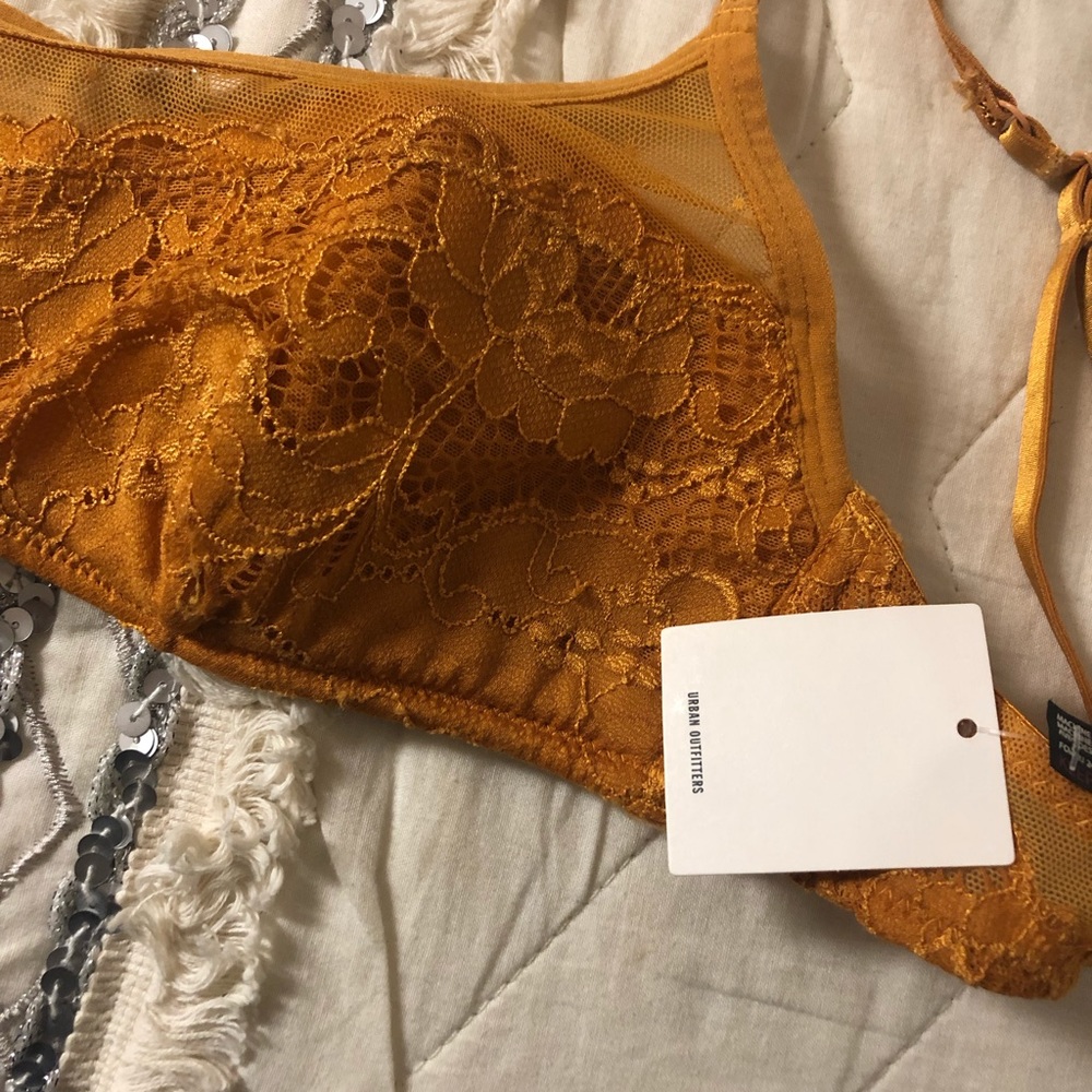 Urban Outfitters Gold Bralette